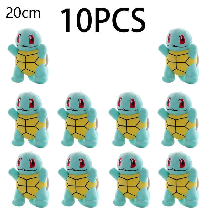 2025 20 cm Pokemon Gefüllte Plüschtiere Kawaii Pikachu Raichu Jenny Schildkröte Anime Puppe Kinder Geburtstag Weihnachten Geschenk – Detail 8