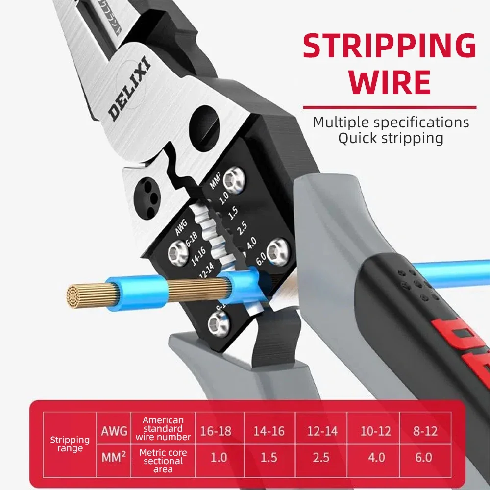 

New Multifunctional Universal Diagonal Pliers Multifunctional Pliers Needle-nose Pliers Hardware Tools Universal Wire Cutters