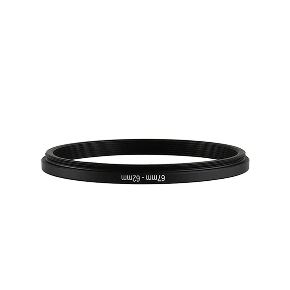 Anel de filtro de alumínio para câmera DSLR, 67mm-62mm, 67-62mm, 67-62mm, 67-62mm, 67 a 62mm, adaptador de lente para Canon, Nikon, Sony