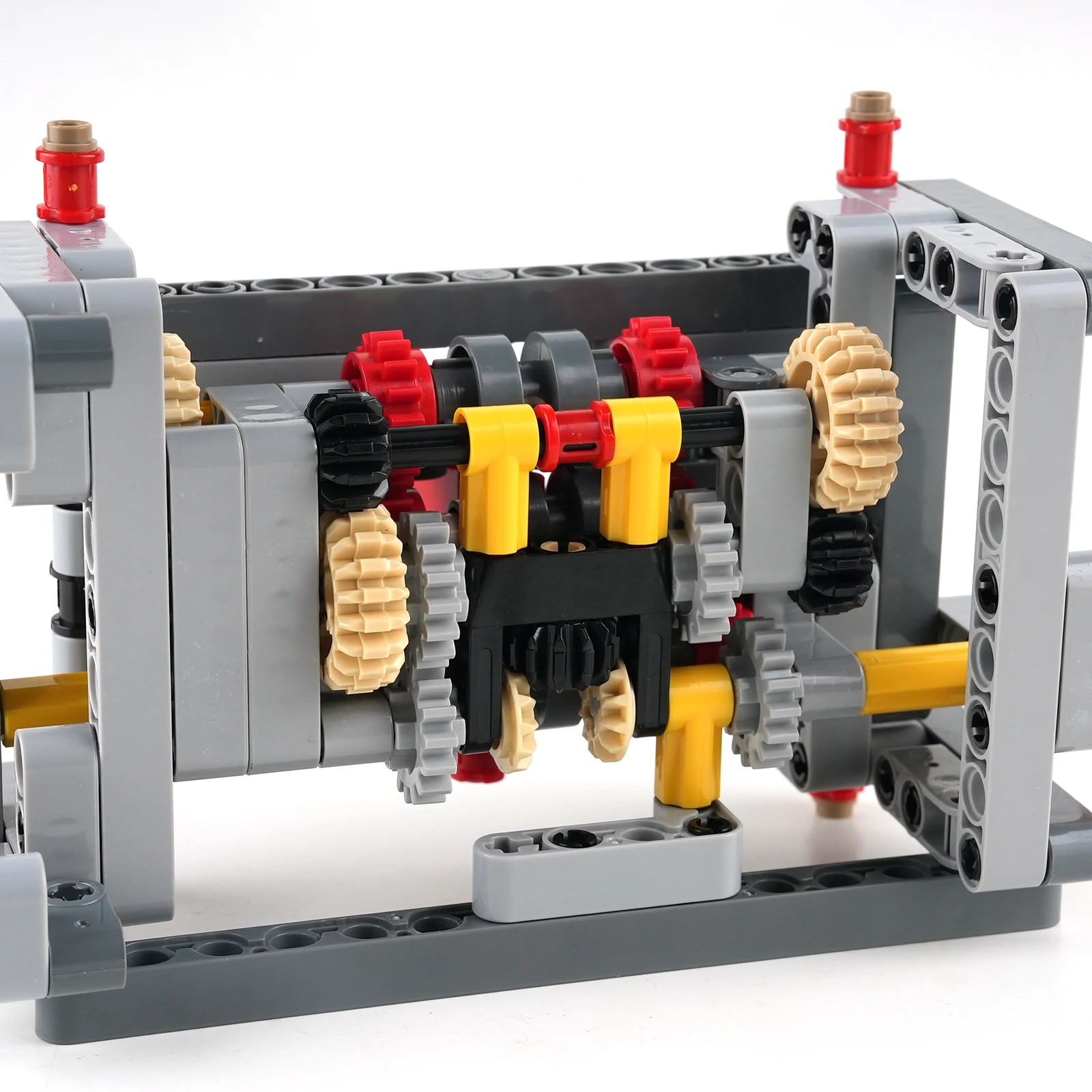 

MOC 5 Speed with Reverse Gearbox Building Blocks Transmission Model Technology Modified Parts Kids Education Toy Creative Gift