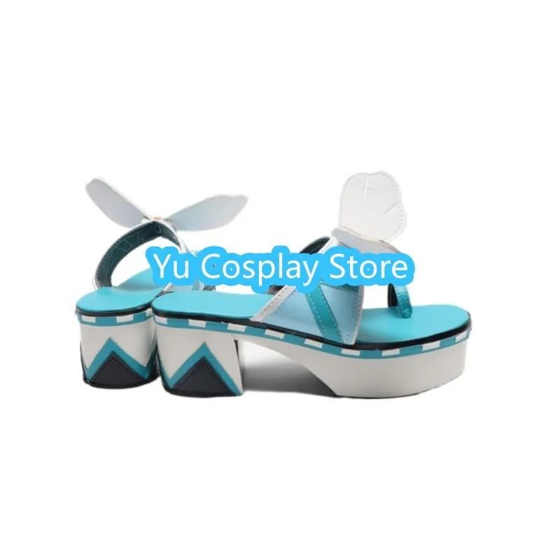 Mualani Cosplay Shoes Game Genshin Impact Cosplay Prop PU Leather Shoes Halloween Party Boots Custom Made