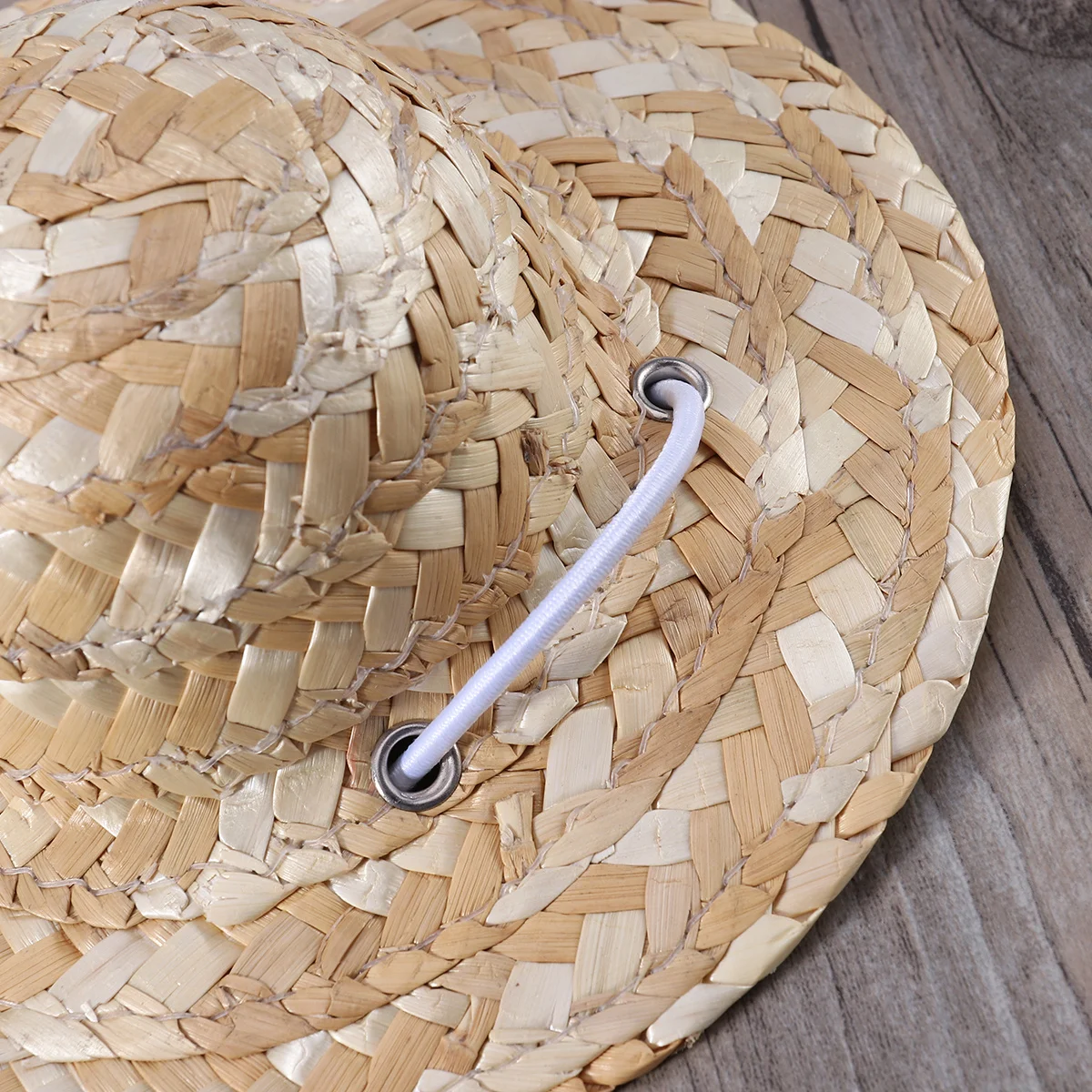 

Pet Straw Hat Adjustable Size L Sombrero Sun Bucket for Small Dogs Cats Breathable Garden Beach Hat Dog Hats Hats for Dogs