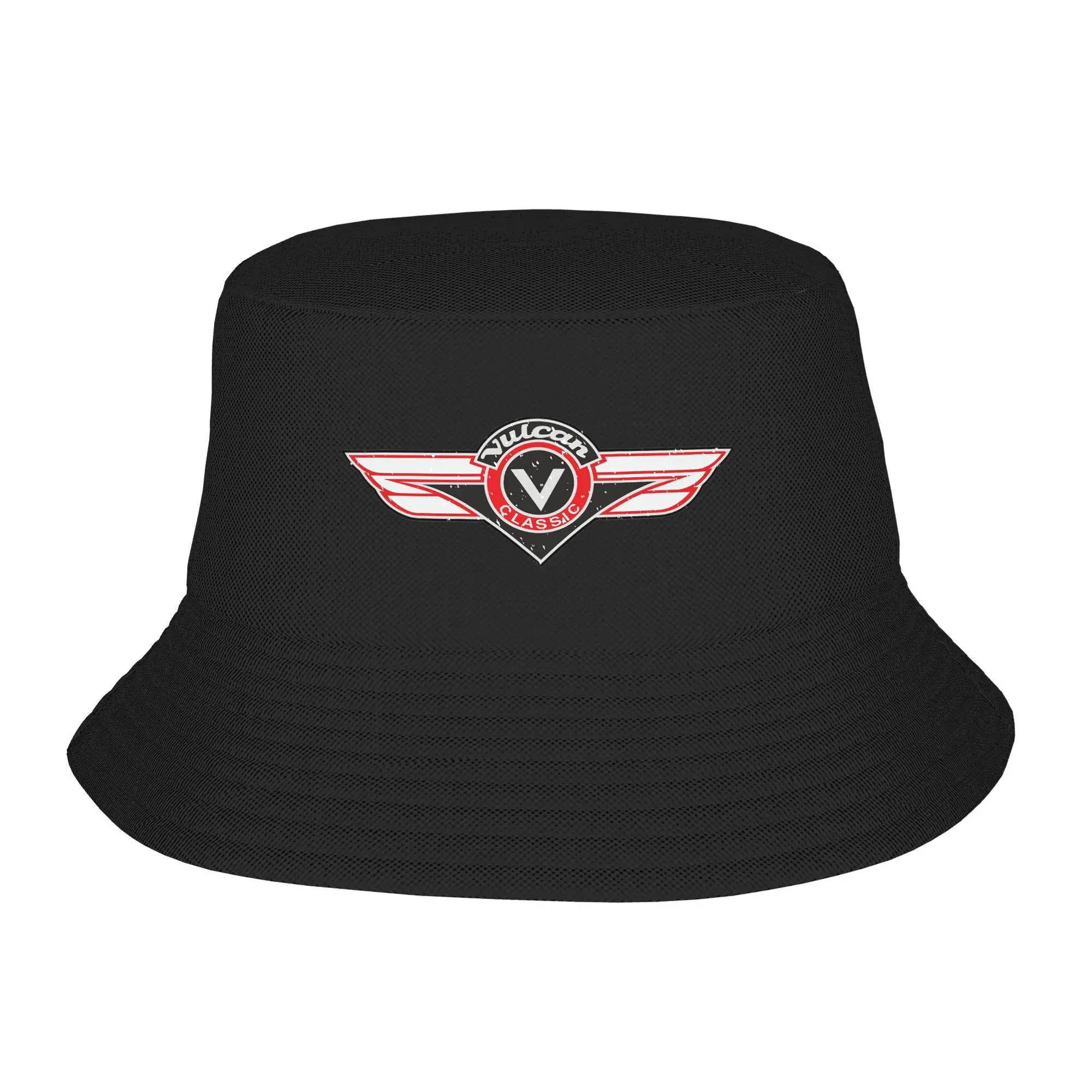 

Vulcan VN Motorcycle Classic Logo worn Bucket Hat Panama Bob Hats Outdoor Fashion For Summer Beach Fishing Unisex Fisherman Cap