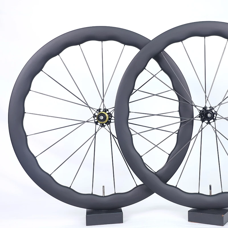 

700c Road Bike Rim Disc Brake Full Carbon Fiber Bicycle Wheel Set C67DB-URD28-450SL