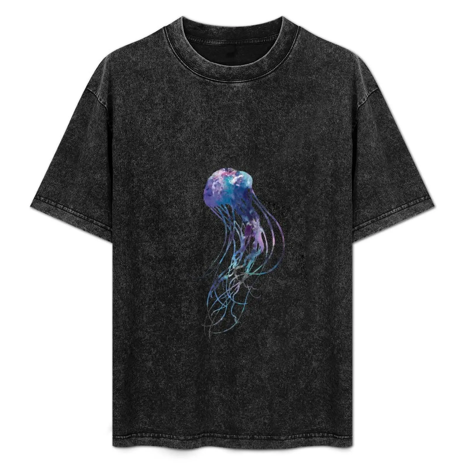 JELLYFISH T-Shirt Plus Size Solid Color T-Shirt