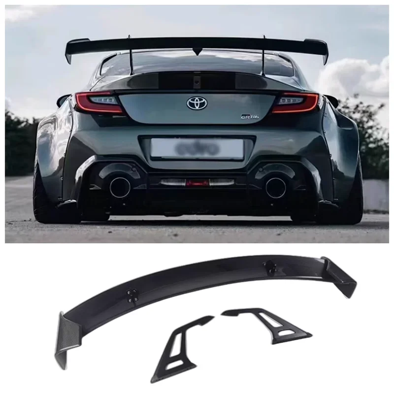 For Toyota GR86 Subaru BRZ 2020 2021 2022 2023+ High Quality FPR & Carbon Fiber Rear Trunk Lip Spoiler Wing