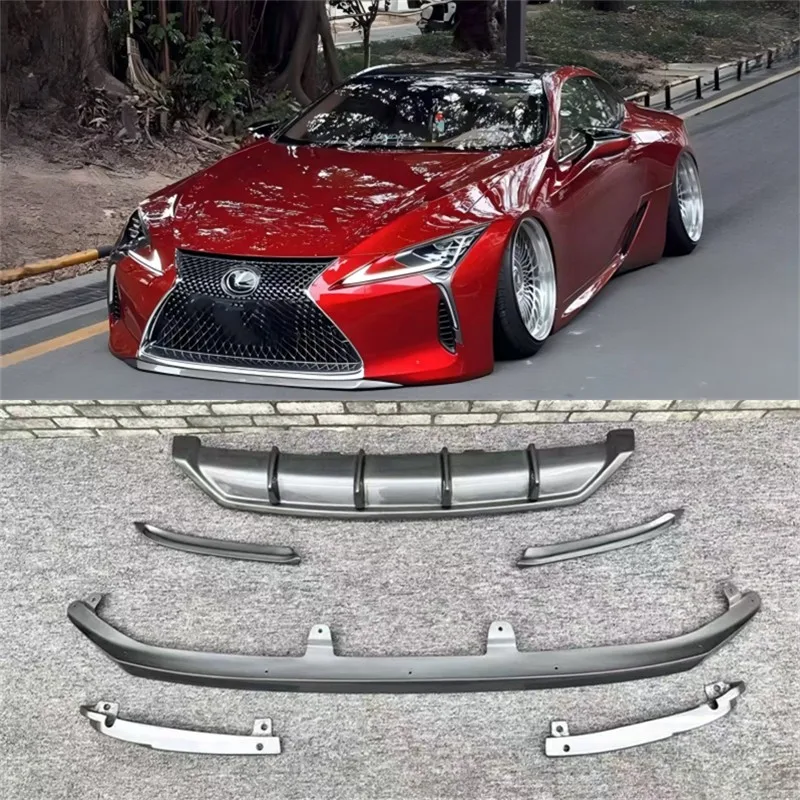 

For Lexus LC500 LC500H Real Carbon Fiber Bumper Front Lip Rear Diffuser Spoiler Splitter Body Kit
