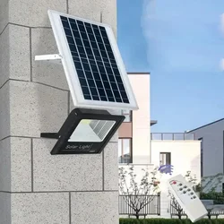 Villa Street Lighting Adjustable Angle Remote Control Light Solar Flood Control Light 50-500W Solar Spotlight Outdoor Waterproof