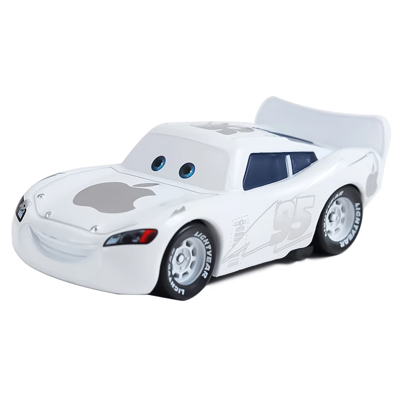 Cars Disney Pixar Toys Lightning McQueen Jacktion Storm Toy Car No. 86 Narrator Chickhick Kids Metal Diecast Alloy Car Toys