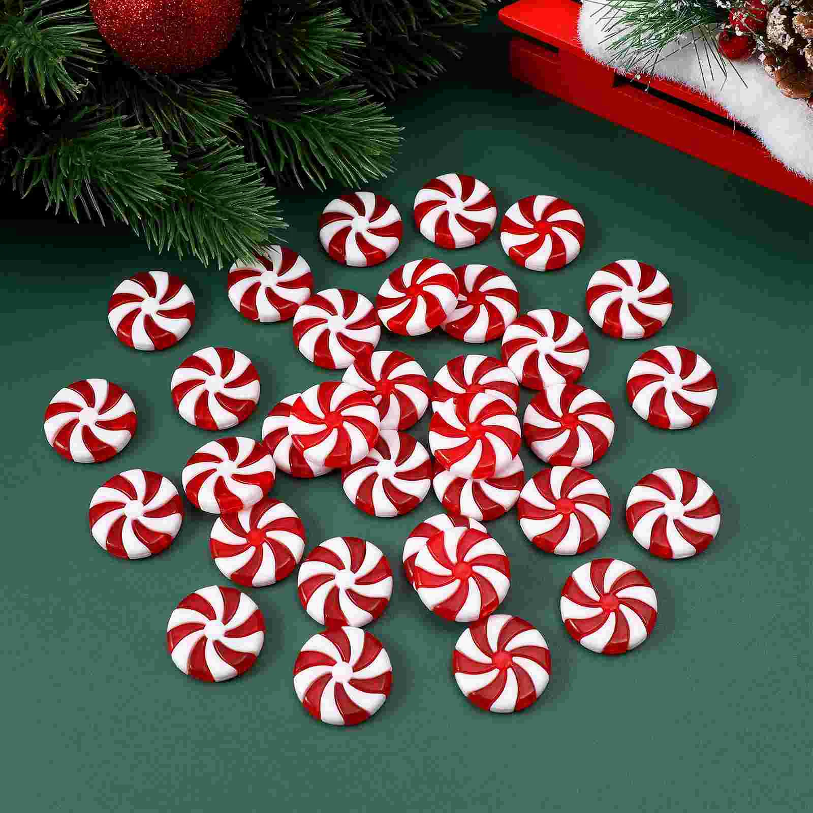 Christmas Candy Charms Pendant Mints Xmas Tree Decorations Crafts for Kids