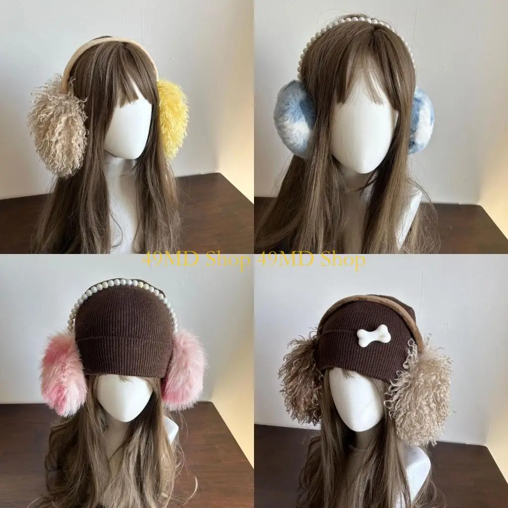 

49MD Складные плюшевые наушники для женщин и детей всех возрастов. Наушники для улицы.