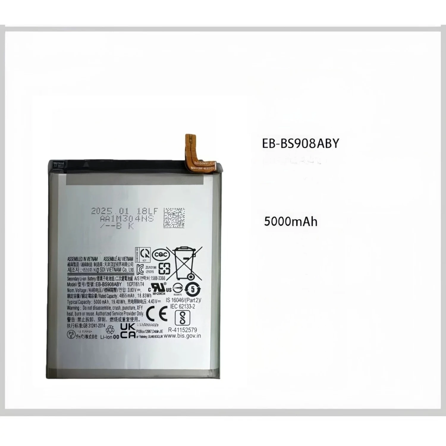 Suitable for [samsung s22+] s22ultra battery original battery eb-bs906aby eb-bs908aby