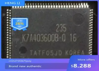 

NEW 100% K7A403600B-QC16