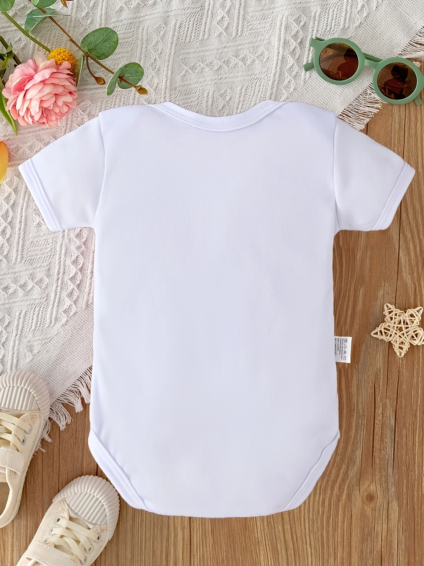 I M so Cute It S Ridonkulous Letter Cartoon Donkey Print Baby Romper Newborn Crawling Suit Soft and Comfortable Pregnancy Gift