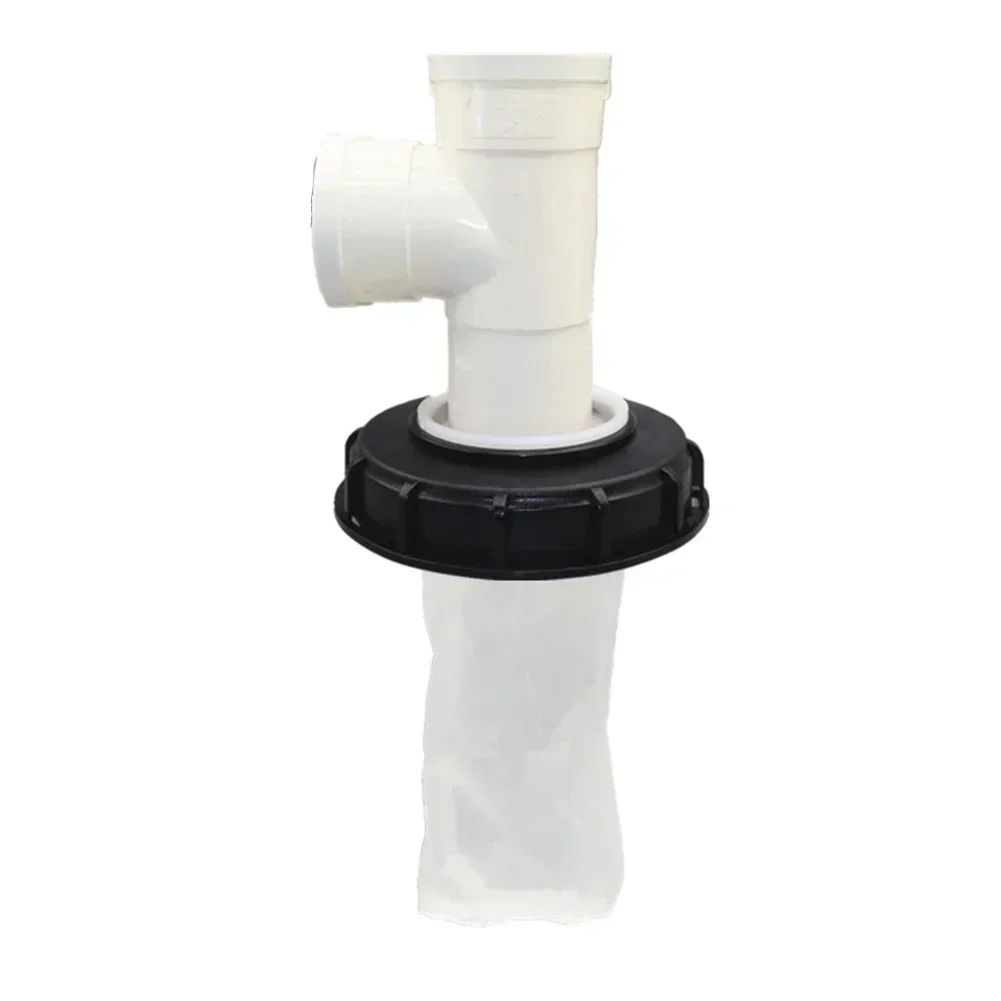 1PCS IBC Ton Pail Accessories Ton Pail Plastic With Filter Ton Pail Cover DN150 DN225 Black DN150-165MM,Red DN225-245MM