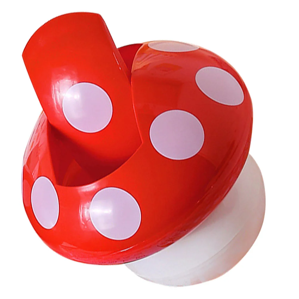 

Small Desktop Mushroom Trash Can Mini Garbage Bucket Tabletop Trash Container with Lid Office Home Living Room Multi-Use