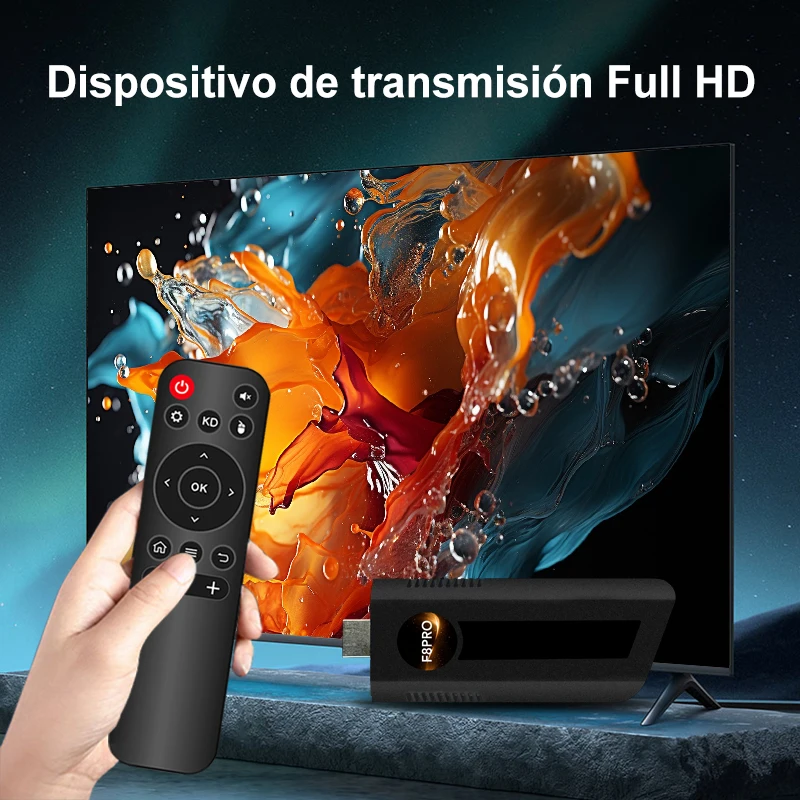 مورتال تي في استيك MX10 F8PRO Ram 2GB Rom 8GB 16GB رباعي النواة RK3528 2.4G&5G Wifi6 أندرويد 14 جهاز تبريد ذكي عالمي