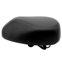 Bike Saddle Big Bum Wide Seat Cushion Shock Absorption Waterproof for Electric Scooter Vehicle Comfortable Riding