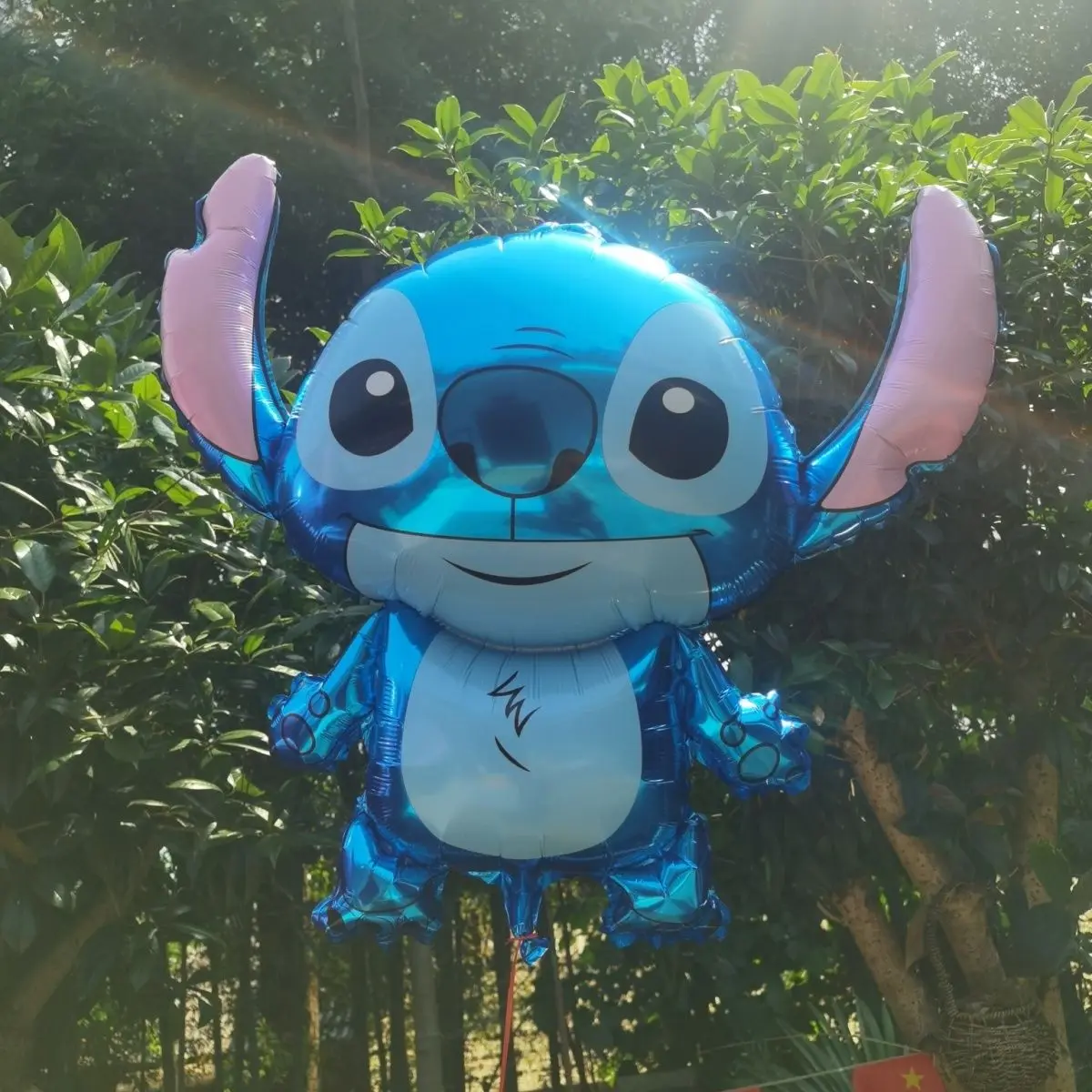 20/30/50Pcs Disney Stitch Balloon Aluminum Film Floating Air Balloon Children Cartoon Style Flying Cute Non Self Sealing Balloon