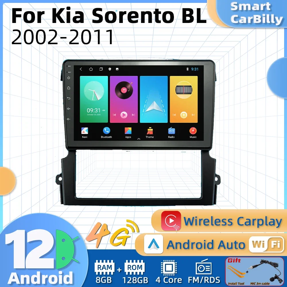 

for Kia Sorento BL 2002-2011 Car Multimedia Player GPS Navigation Head Unit Autoradio Audio Auto 2 Din Android Car Radio Stereo