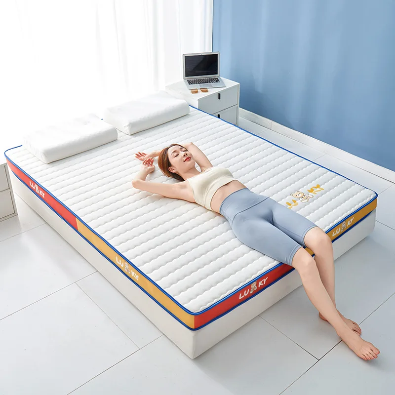 New Adult Antibacterial Latex Memory Mattress Mother - Infant Grade Thickened Soft Mattress for Student Dormitory and Home Use