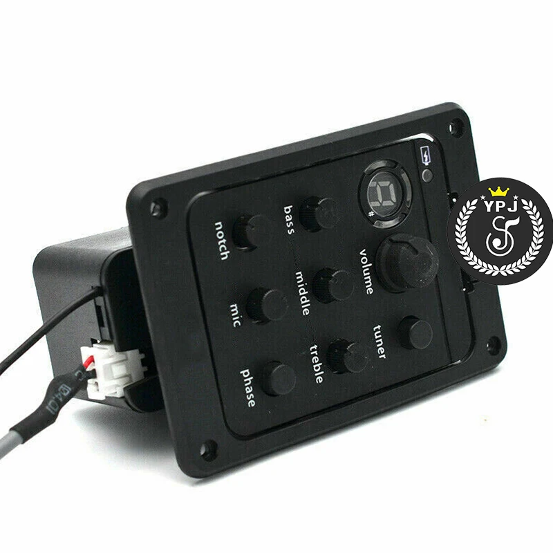 For Acoustic Guitar Pickups Presys Blend 301 Onboard Preamp Pickup 4-Bands Tuner Mic Guitar Parts set accessories