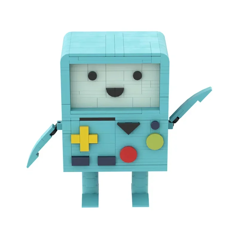 MOC Cartoon Characters BMO Building Blocks Set Decryption Box For Adventure Time Figures Bricks Kid Toys Children Birthday Gifts