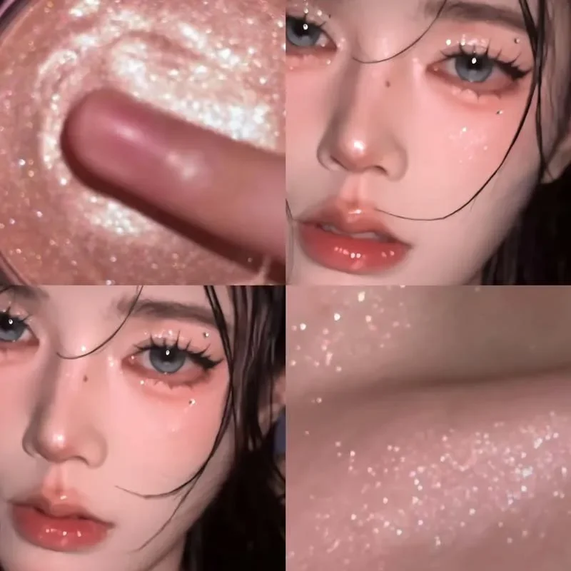 ダイヤモンド ハイライター パレット モノクローム シマー パール シャンパン フェイス＆ボディ ブライトン グリッター ナチュラル コントゥア ハイライト メイクアップ