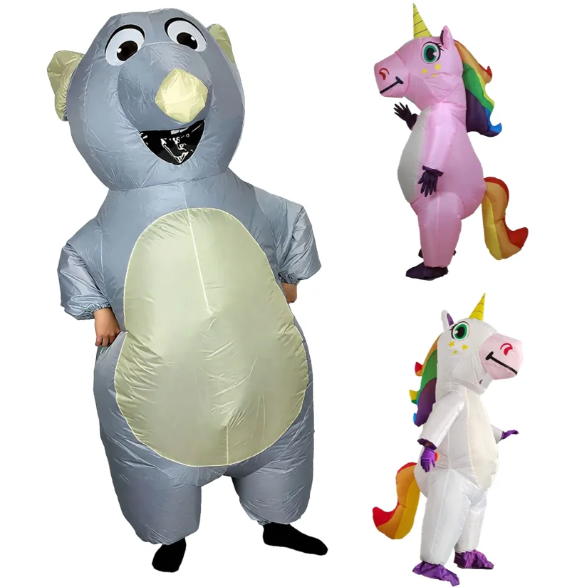 نفخ الفأر زي للكبار 1 قطعة تفجير الماوس الجرذ يونيكورن تأثيري حلي مضحك هالوين حفلة كرنفال تأثيري حلي #1