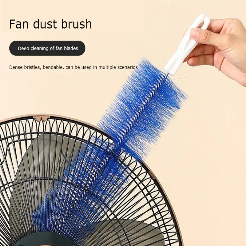 2PCS Fan Brush Bendable Microfibre Duster Household Dust Remover Cleanning Brush Air-conditioner Furniture Shutter Car Cleaner