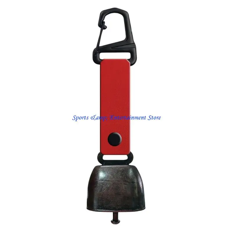 G7NF Small Hiking Bells Pendant with Weathered Metal Chimes Suitable for Camping