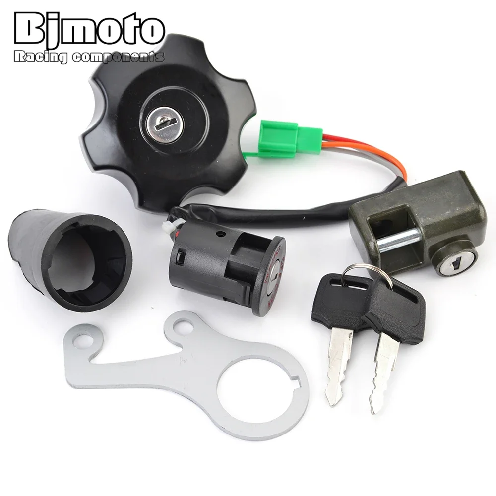 Motorcycle Fuel Gas Cap Ignition Switch Seat Lock with Key Kit For Suzuki DRZ400 DRZ 400 DR-Z400SM 2010-2019