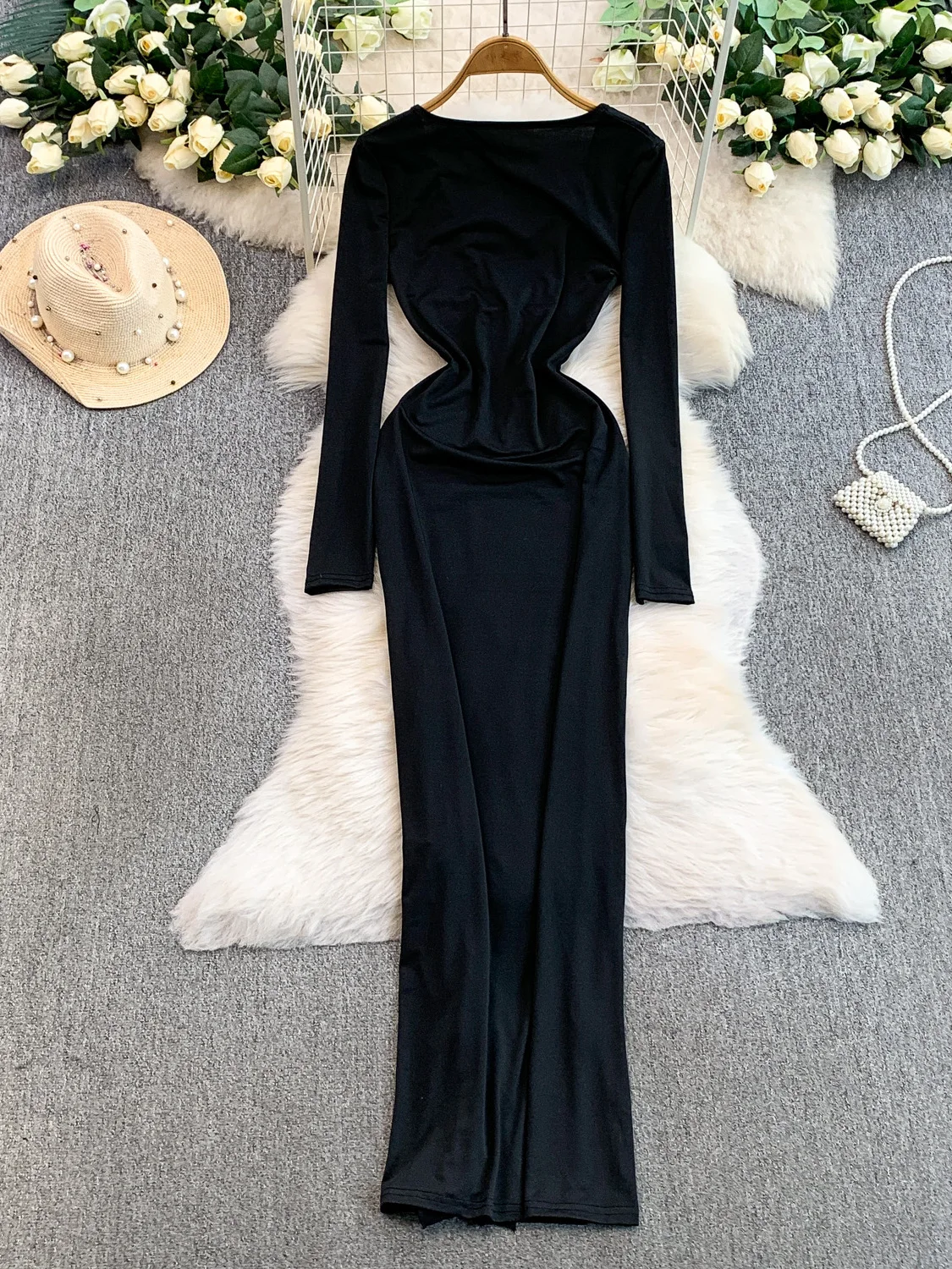 Sexy Deep V Ne Long… - image