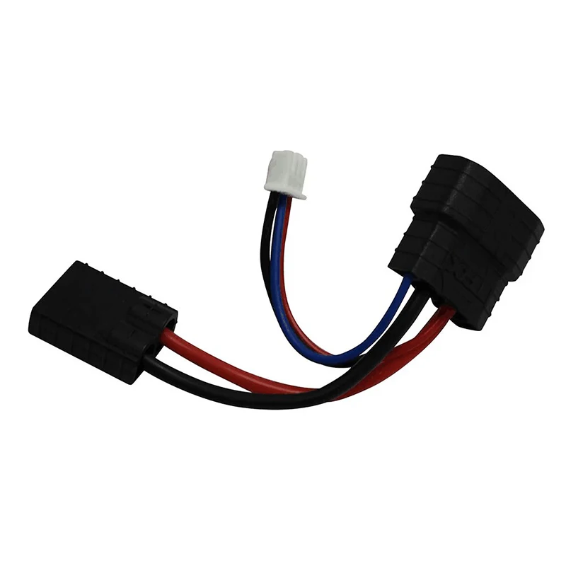 2S/3S/4S TRX ID Connector Converter Lipo Battery Charge Adapter Lipo Charger Cable Wire 16awg 8cm