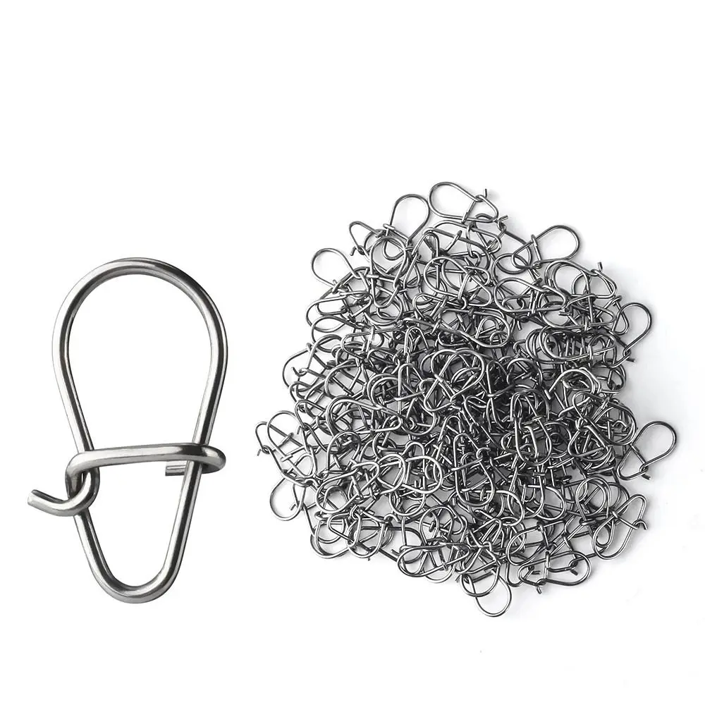 

Tool 00#-3# Lock Snap Connector Pesca Lures Hooks Clips Fishing Lure Connector Fishing Hooked Snap Pin Swivel Lure Connector