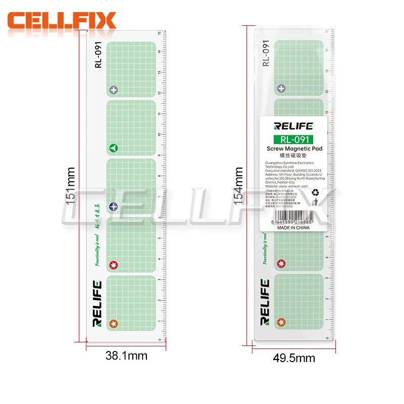 

RELIFE RL-091 Screws Storage Pad Strong Magnetic Storage,Partitioned Screw Storage,Adsorb Screws to Prevent Loss Repair sets