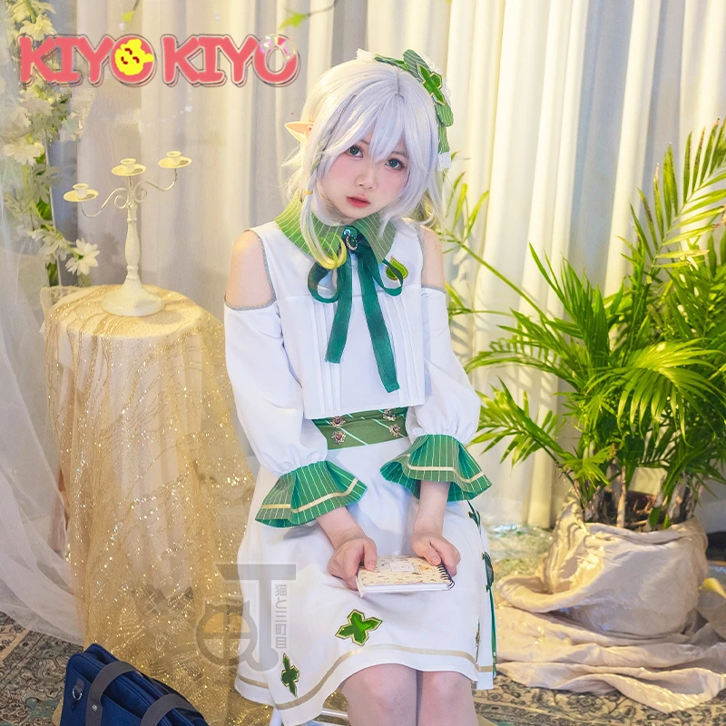 KIYO-KIYO Nahida Kusanali Cosplay Game Genshin Impact Cosplay Costume Nahida Casual Dress Halloween Costume