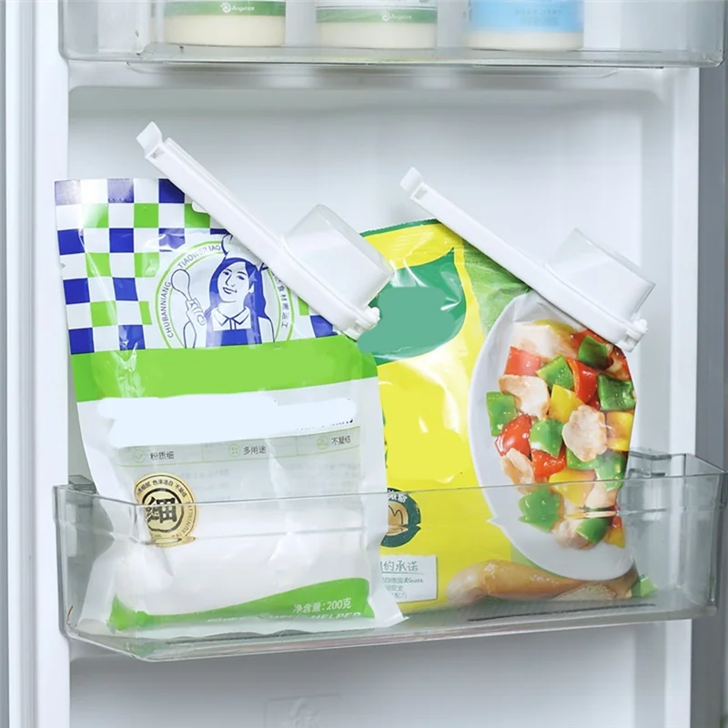 AEE4-الطعام كيس كليب مشبك للغلق مع غطاء الحليب مسحوق وجبة خفيفة كليب السدادة المطبخ الغذاء الرطوبة واقية رقاقة البطاطس كليب كيس الحليب