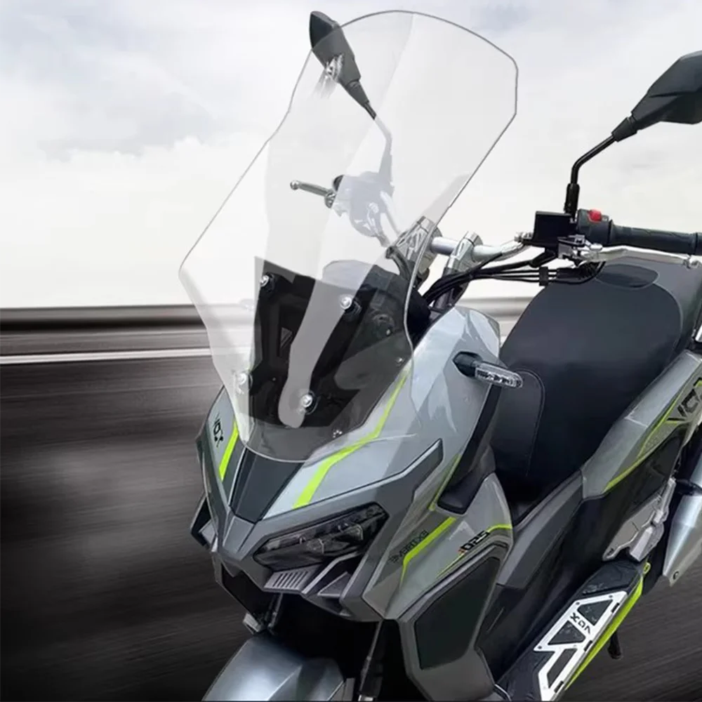For LONGJIA XDV250si XDV300i Motorcycle Modified Windshield Front Wind Deflector Chest Protector Imported Windshield