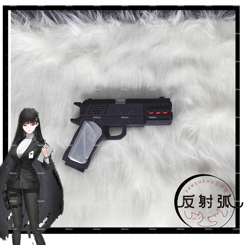Jogo azul arquivo tsukatsuki rio cosplay prop arma anaxa pistola prop 3d impresso arma para festa de halloween feminino masculino