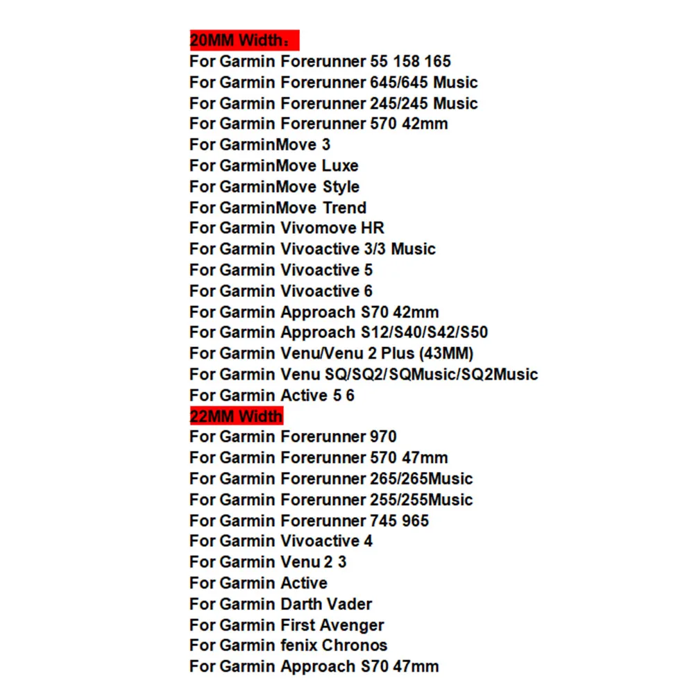 20 مللي متر 22 مللي متر النايلون حلقة حزام ل Garmin Forerunner 970 570 55 158 165 265 965 745 255/نشط 6 5/Vivoactive 6/Venu 3/2 سوار