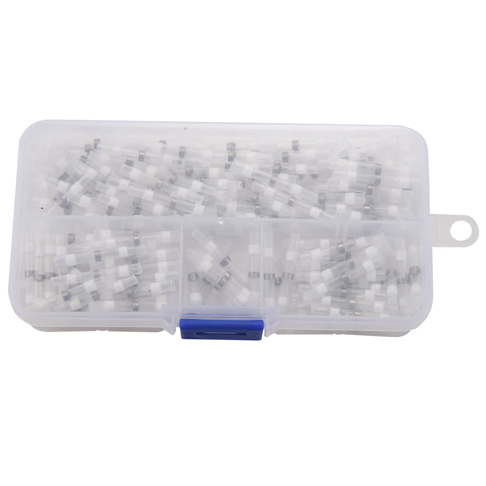 200PCS 26-24 AWG White Solder Seal Wire Connectors , Heat Shrink Butt Connectors, Waterproof and Insulated Wire Terminal