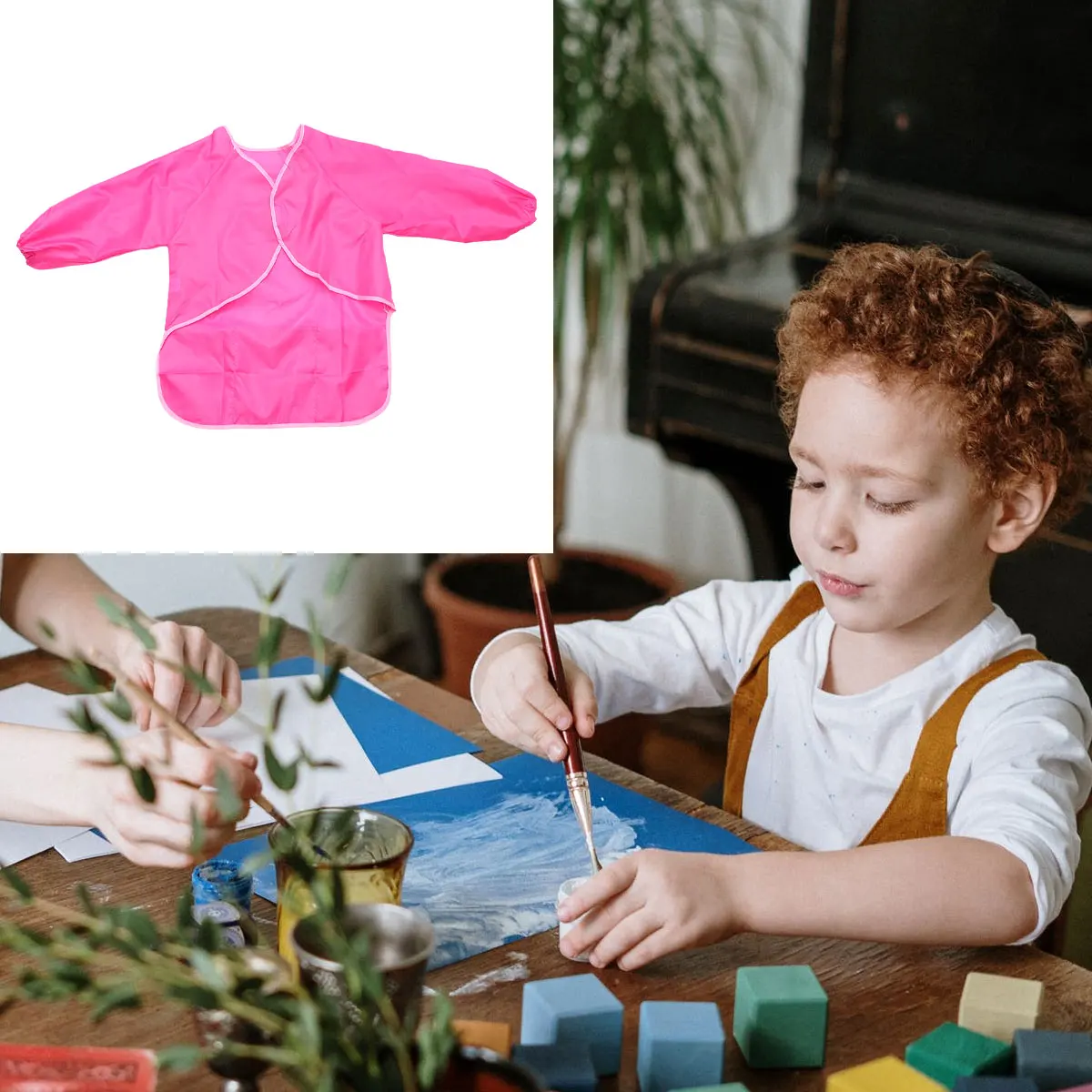 

Painting Clothes Sleeve Stain-resistant Apron s Art Smock Water Proof