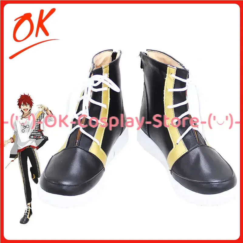

[Customized] Game Ensemble Stars Crazy:B Amagi Rinne Cosplay Shoes Anime Roleplay Prop Halloween Carnival Party PU Leather Boots