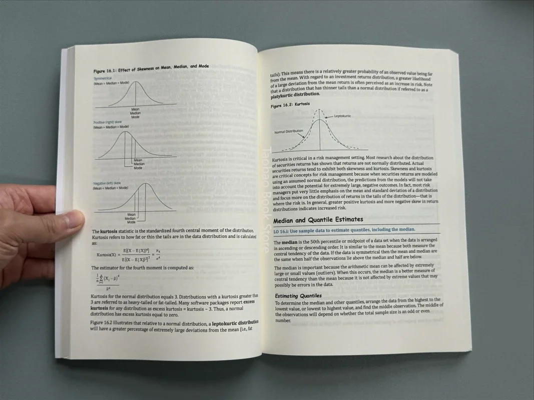 2024 FRM Level 1 Book 2 SchweserNotes Quantitative Analysis,Financial Risk Manager,English Notes Paper Textbook Libro Accounting