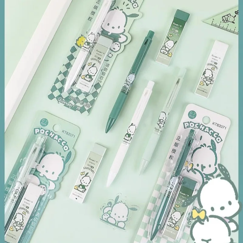 Pochacco Kawaii Mechanical Pencil with Core Refills Anime Students Art Drawing Painting Automatic Pencil 0.5mm Stationery Pen