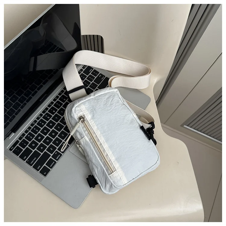 Leichte und einfache Handytasche, Brusttasche, lässige Umhängetasche, 2025, neue Sommer-Kleintasche, kleiner Radrucksack für Damen – Detail 10