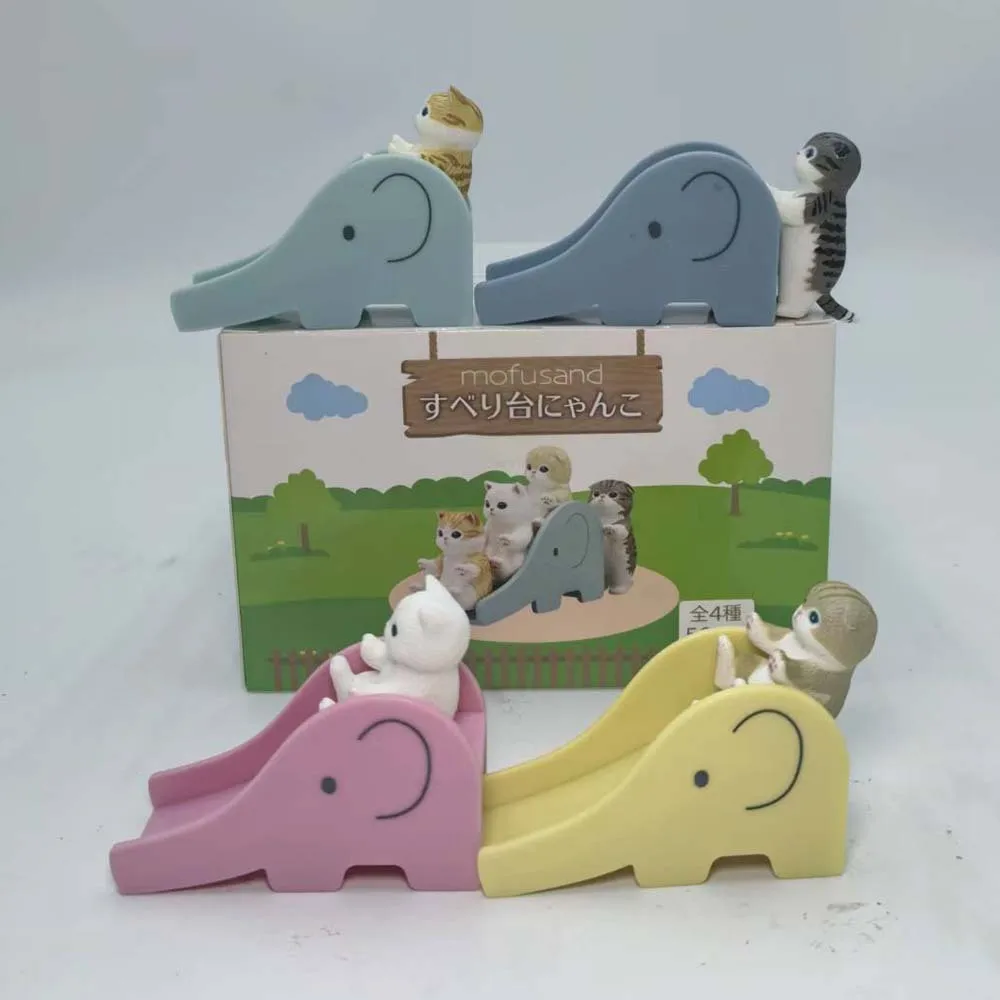 Mofusand Blind Box Spielzeug Slide Serie Katze Nette Anime Action Figur Puppe Desktop Dekoration Sammlung Kinder Geburtstag Geschenke