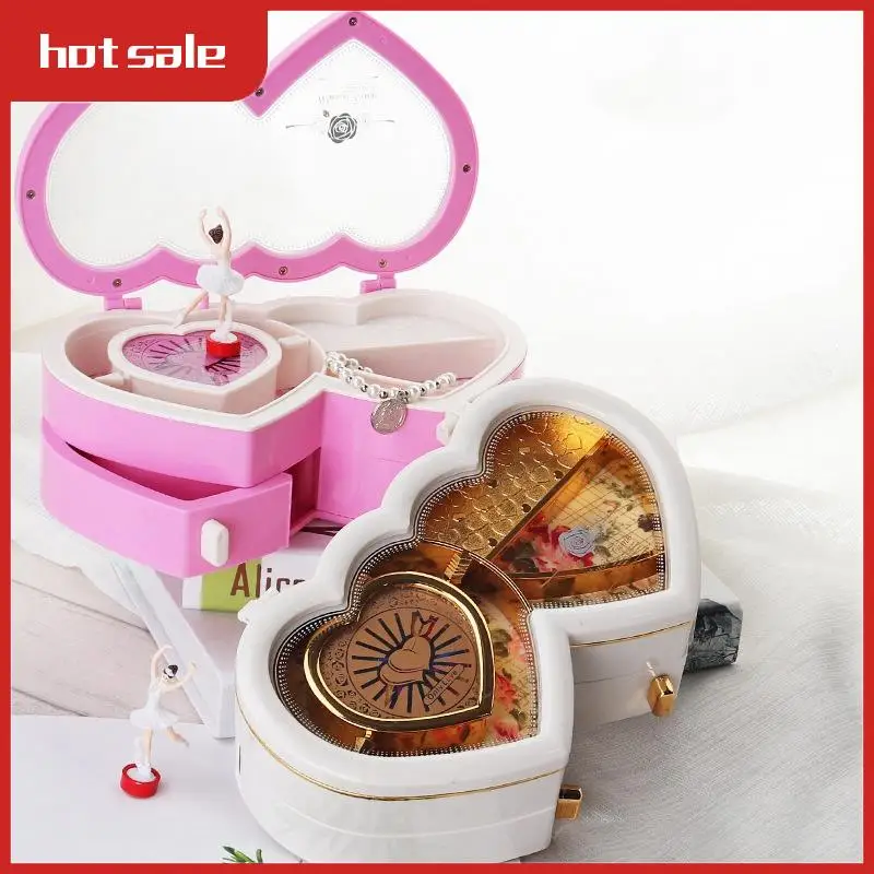 

AC22-Ballerina Musical Jewelry Box Storage Case For Little Girls Cute Musical Box For Children Gifts