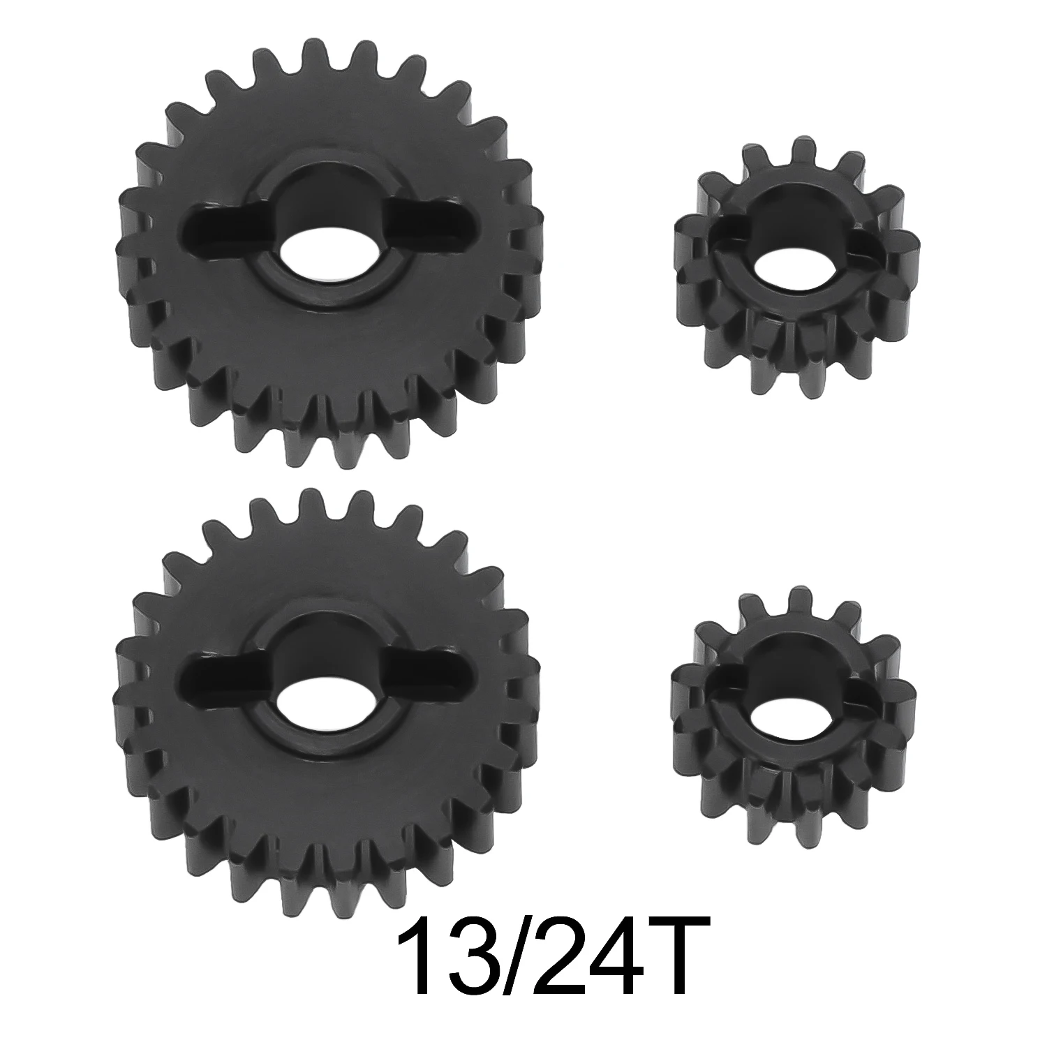 Zestaw stalowych kół zębatych 13T/24T 14T/23T 15T/22T Overdrive Underdrive Stock Gear do 1/18 RC Crawler Redcat Ascent-18 Upgrade Part